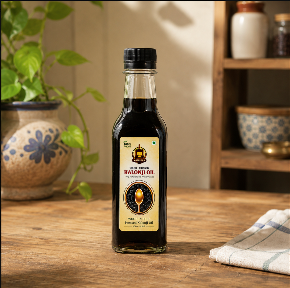 Cold Pressed Black Seed Oil - Kalonji Ka Tel