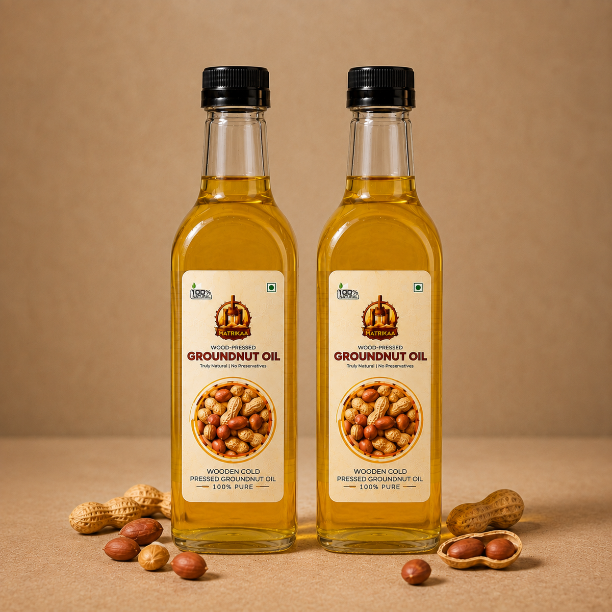 Cold Pressed Groundnut Oil/Peanut oil - Mungfali Ka Tel