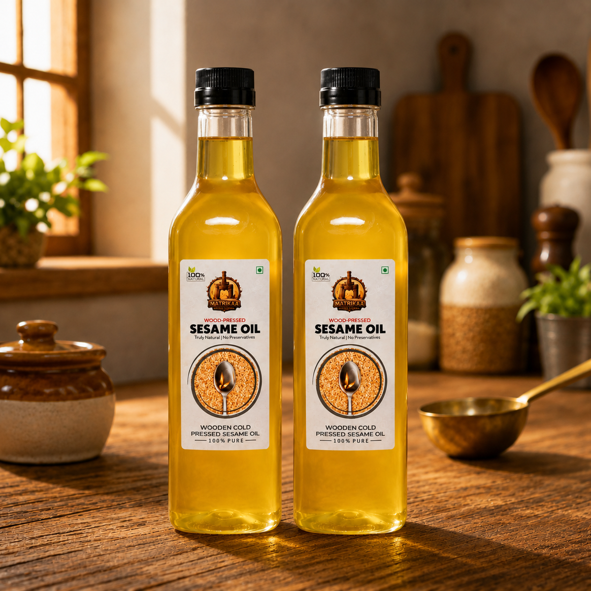 Cold Pressed Sesame Oil - Til Ka Tel