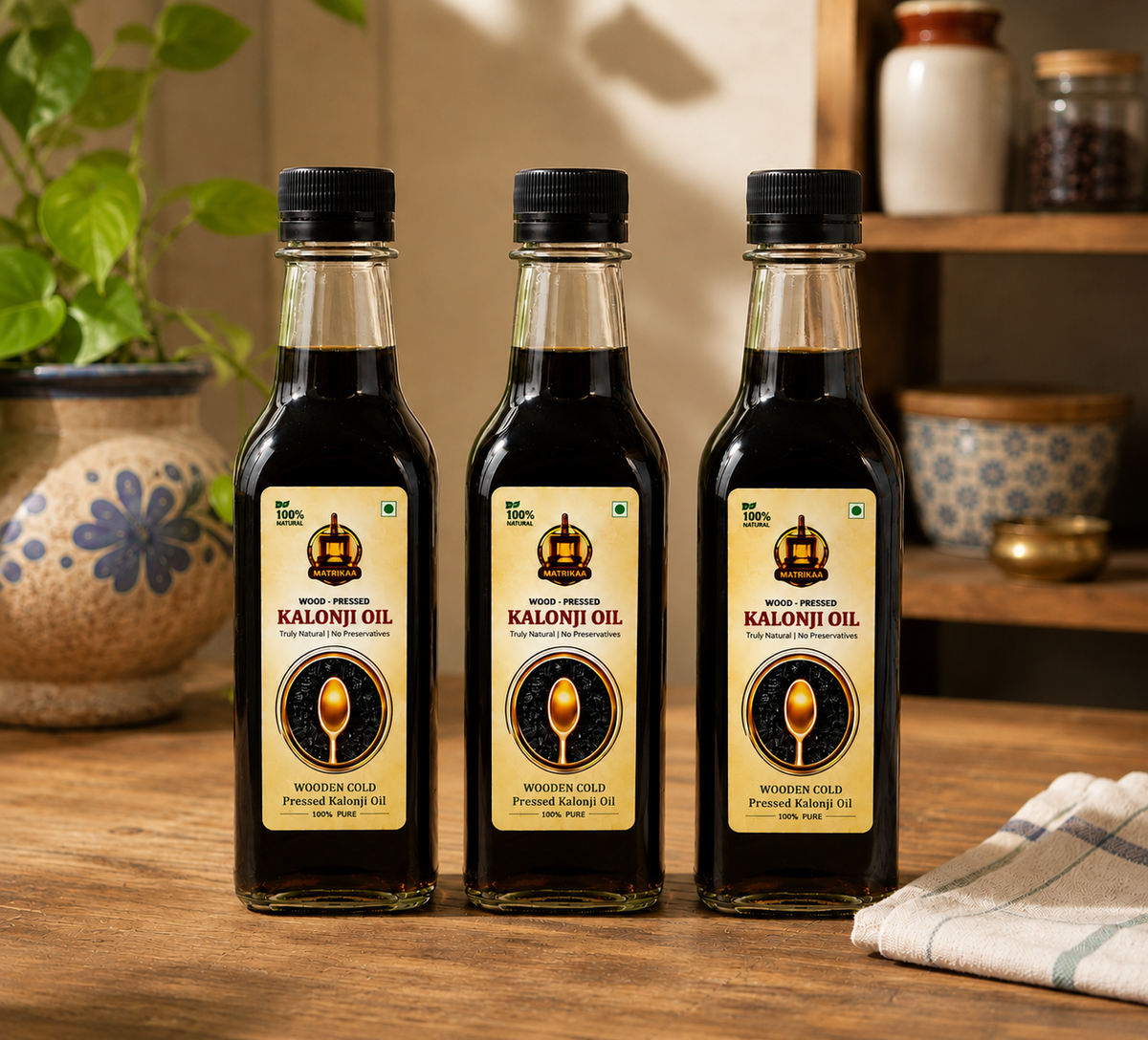 Cold Pressed Black Seed Oil - Kalonji Ka Tel