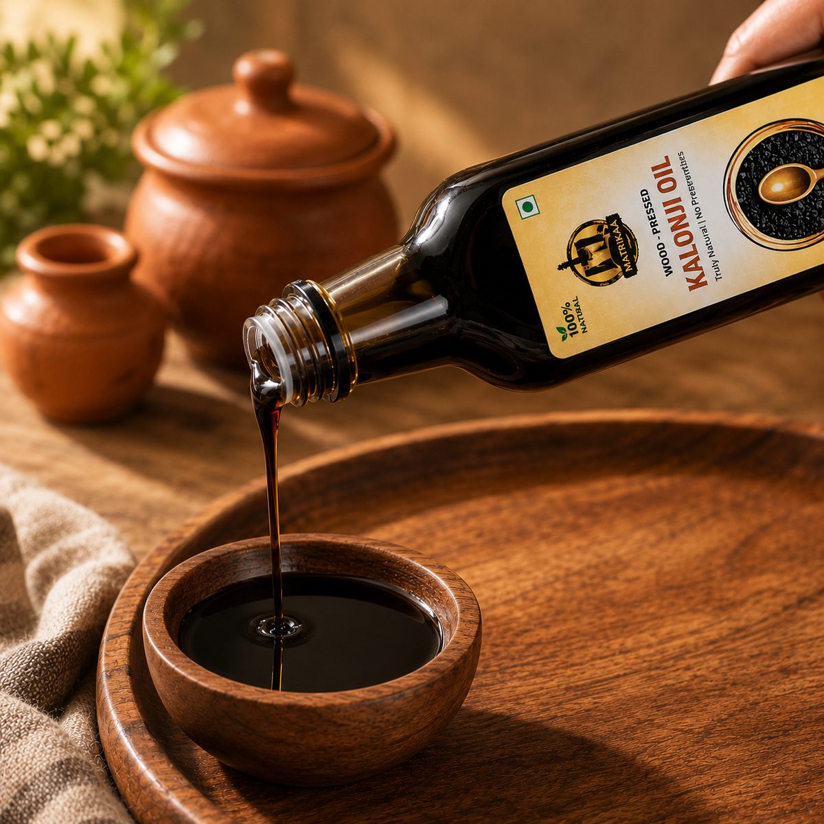 Cold Pressed Black Seed Oil - Kalonji Ka Tel