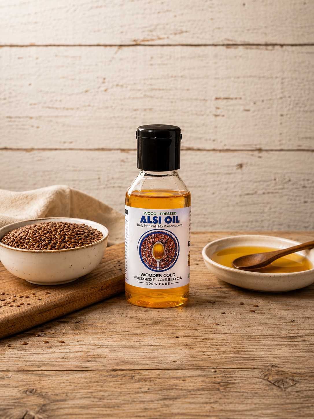 Cold Pressed Flaxseed Oil - Alsi Ka Tel