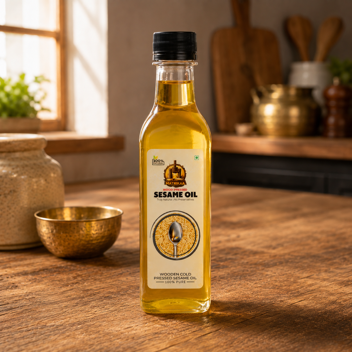 Cold Pressed Sesame Oil - Til Ka Tel