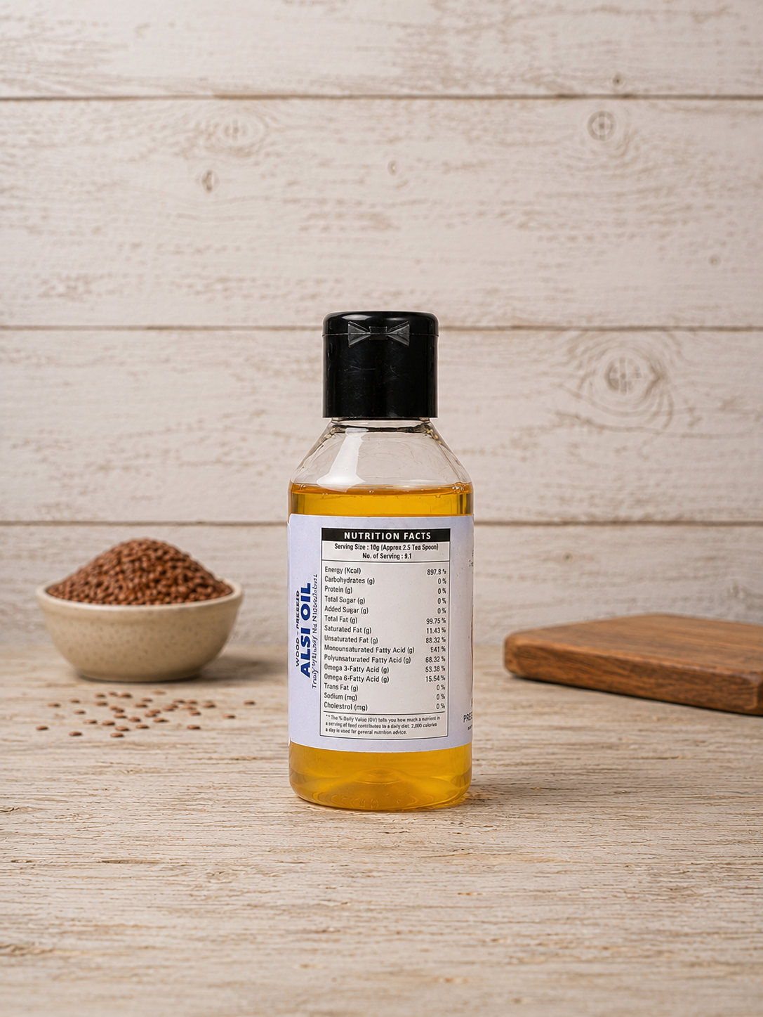 Cold Pressed Flaxseed Oil - Alsi Ka Tel