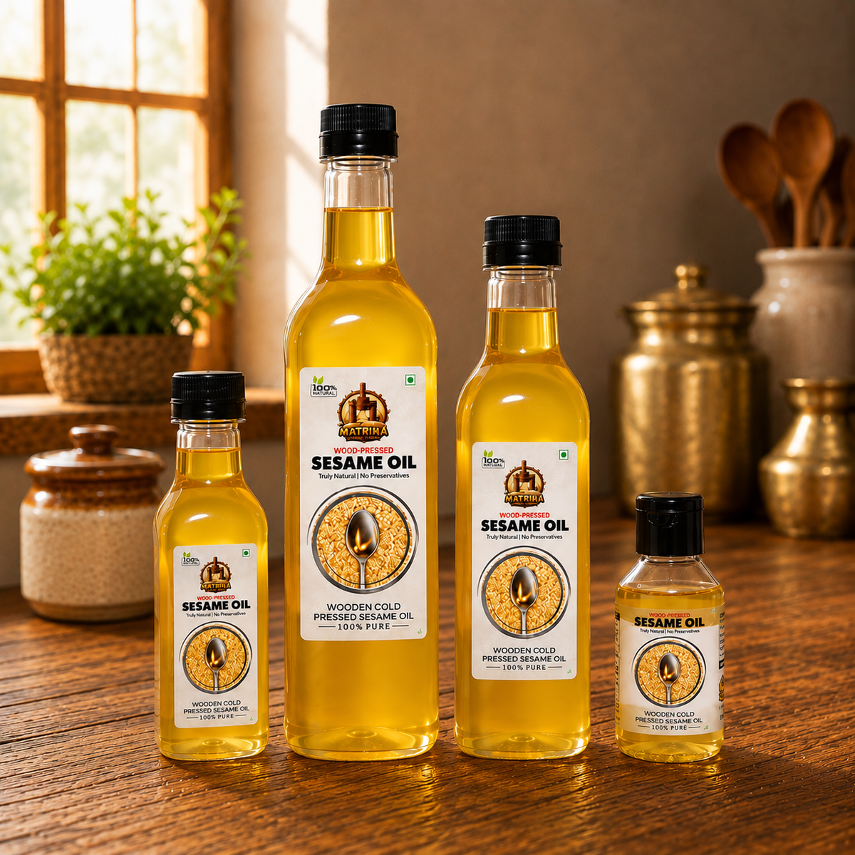 Cold Pressed Sesame Oil - Til Ka Tel