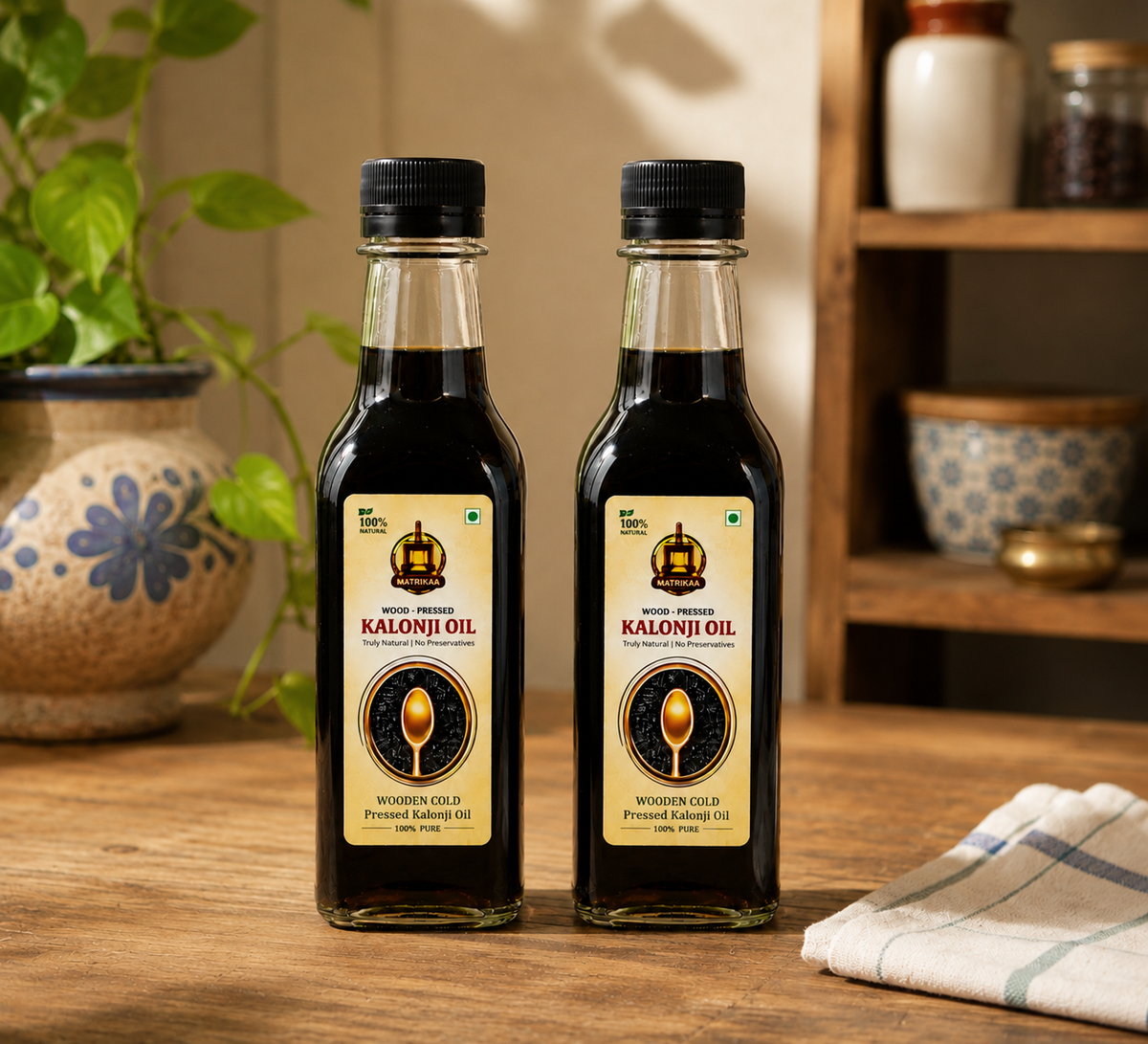 Cold Pressed Black Seed Oil - Kalonji Ka Tel